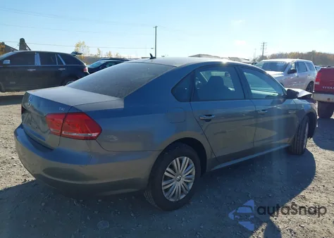 2015 Volkswagen Passat 1.8T Limited Edition/1.8T S/1.8T Wolfsburg Edition from USA, damaged, VIN 1VWAS7A36FC008561